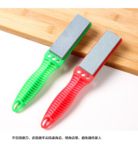 Export type household double-sided sharpening stone coarse and fine grinding stone oil stone tool grinding stone engineering plastic handle