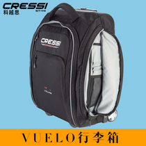 Italian CRESSI VUELO Leisure with castors Submersible Suitcase Bag
