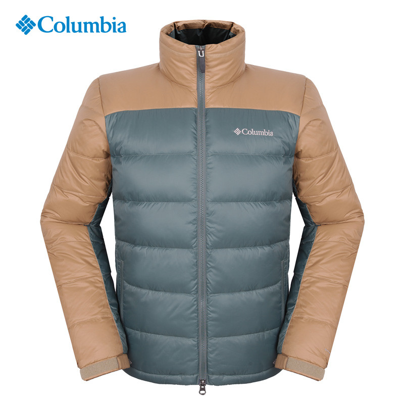 Fall and Winter Colombia City Outdoor Travel Men's Waterproof Thermal Energy 700 Peng White Down Garment XE5388