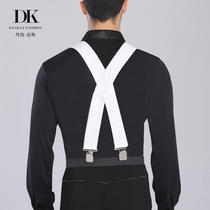 Mens pants strap Dankai childrens suspenders strap non-slip elastic elastic strap three-claw four-claw strap