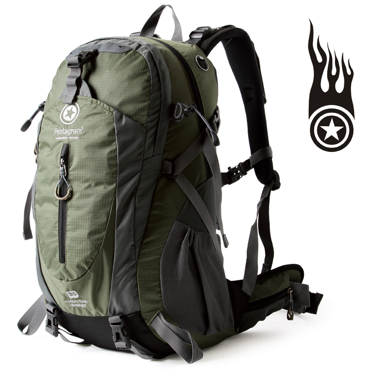 Packing Pentagram Pentagram 3550L Water-proof Mountaineering Bag Travel Shoulder Riding Backpack PM02