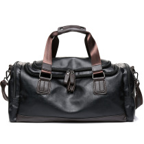 2021 new mens bag fitness bag shoulder messenger bag mens handbag tide PU leather large capacity travel bag