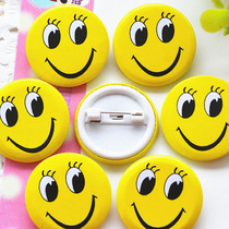 3cm love smiley face badge staff badge cartoon children kindergarten reward encourage brooch gift expression