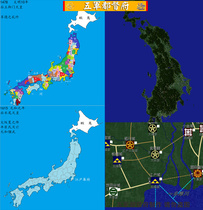 (Map) the historical evolution of the Warring States Period in Japan 107 with a gift of the Warring States Period