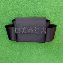 Black canvas sandbag golf caddie sandbag shoulder sandbag driving range waist carrying clothing bag ball boy bag