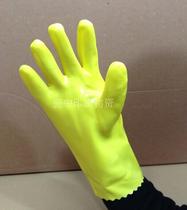 Hot selling flower bud 28CM immersion plastic gloves resistant to acid and acid resistant printing industry single right hand 2 special price