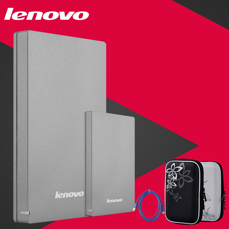 Lenovo F309 1TB 2TB Mobile Hard Disk USB3.0 High Speed Business Office Multi-system Compatibility Assurance