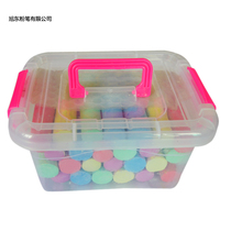 Coarse chalk storage box fat coarse graffiti steel wood Mark dust-free multi-color chalk 25 pack 5 colors