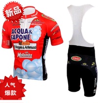10 Red short sleeve cycling suit mountain bike short suit for men and women
