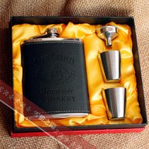 Super thick 8 oz stainless steel flagon outdoor Hulk gift portable appliances super thick Hulk