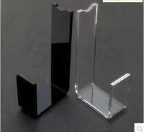 Thickened organic acrylic display stand Mens and womens shoes Transparent plastic 7-shaped shoe rack Shoe store counter display stand