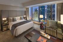 Deluxe River View Twin Room at Mandarin Oriental Pudong Shanghai