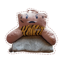 Shuidonggou Senpo family creative cartoon mascot multifunctional pillow warm hand plus velvet warm