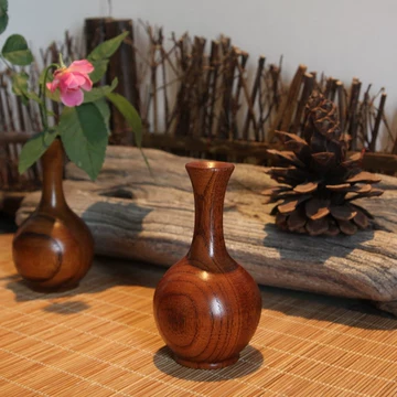 紫檀花瓶、紫檀切り抜き花瓶、木製花瓶、紫檀壺、紫檀花器、花器