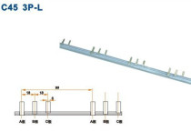 Distribution box bus DZ47 (empty box lighting box distribution box wiring) 3P 63A