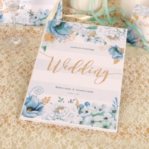Zhen Xi imprint original custom wedding A4 wedding certificate set marriage Hong Kong birth collection vows waterproof