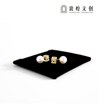  Dunhuang cultural and creative original positive and negative double design earrings girl heart exquisite small things to send girlfriend creative gifts