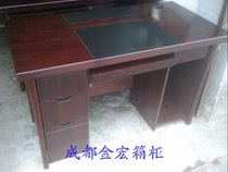 Chengdu desk 1 2 wood board quality comparable to MDF office computer desk factory direct sales