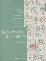 Французский рисунок по кроссу -манго репертуар des Alphabets Alphabet 197p