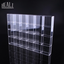 Jewelry storage box grid transparent acrylic grid dividing plate jewelry bead accessories