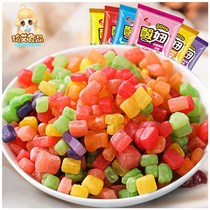 Le Chao Sour Girl Fudge 150g/600g Fruit Candy Mixed Flavor Eraser