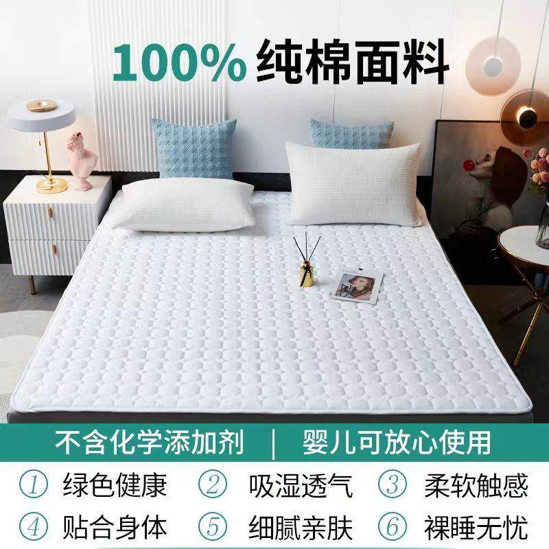 纯棉保床垫软垫可水洗折薄款垫 家用铺床防滑护垫褥叠被褥子铺底