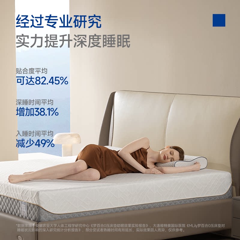 梦百合官方旗舰店的记忆棉床垫