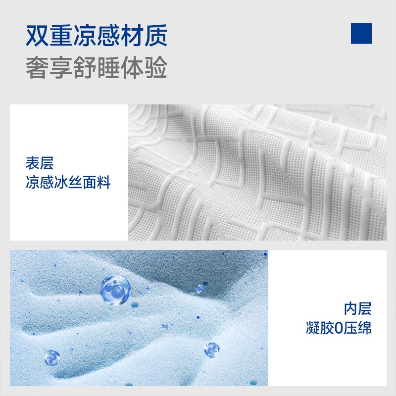 【门店同款】梦百合凝胶零压慢回弹记忆棉护脊床垫 wellflex薇尔